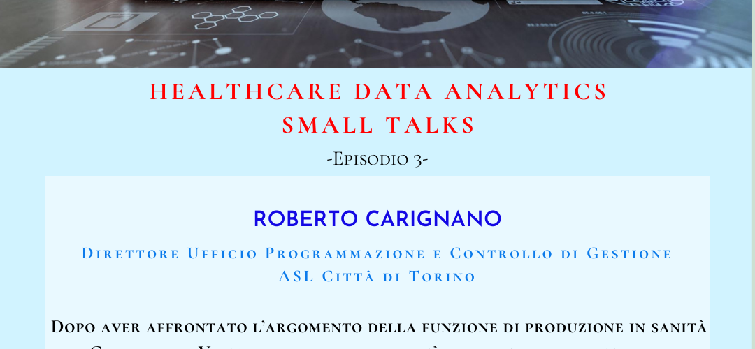 healthcare small talks Roberto Carignano